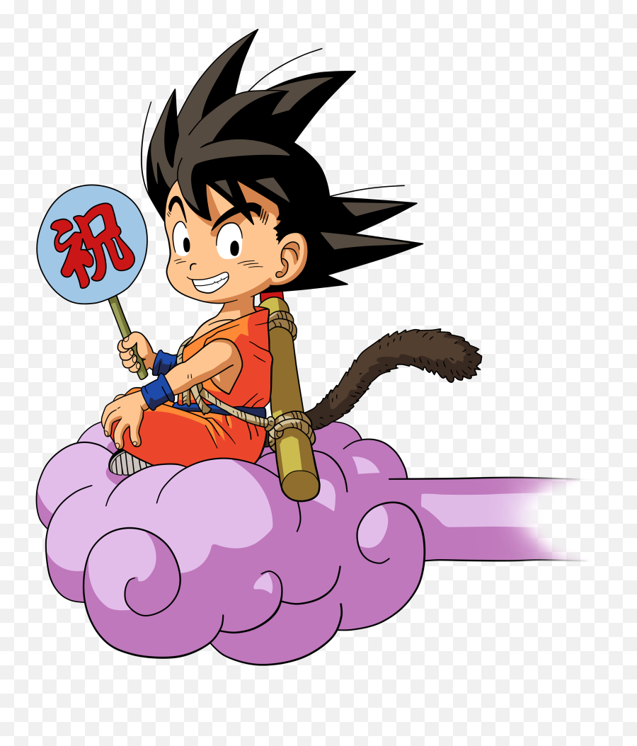 Download Dragon Ball Goku Logo - Goku En La Nube Png Emoji,Goku Logo