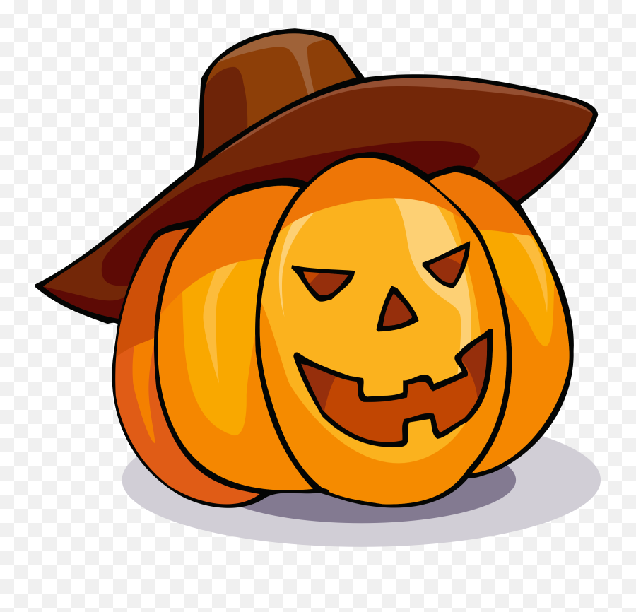 Free Cowgirl Clipart - Jack O Lantern Cartoon Png Emoji,Jack O Lantern Clipart
