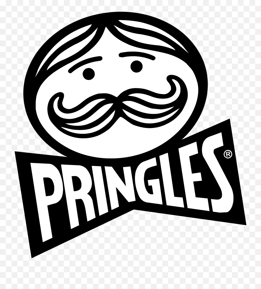 Pringles Logo Black And White Emoji,Pringles Logo