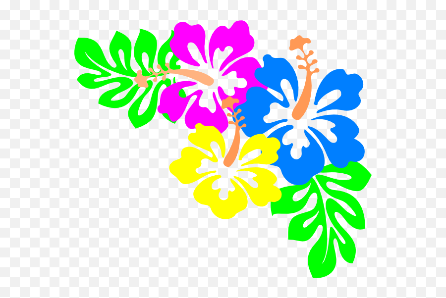 Hibiscus Clip Art - Png Download Full Size Clipart Hibiscus Clipart Emoji,Hibiscus Clipart