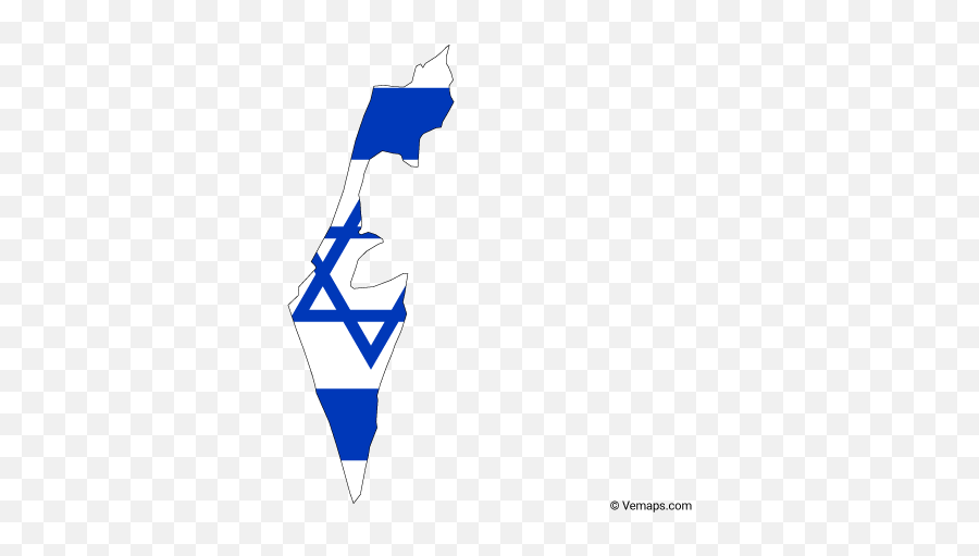 Vector Maps Of Israel - Israel Vector Map Flag Emoji,Israel Png