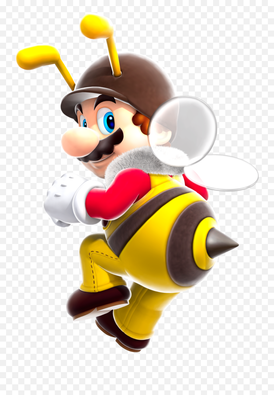Bee Mario - Super Mario Galaxy Bee Mario Emoji,Super Mario Png