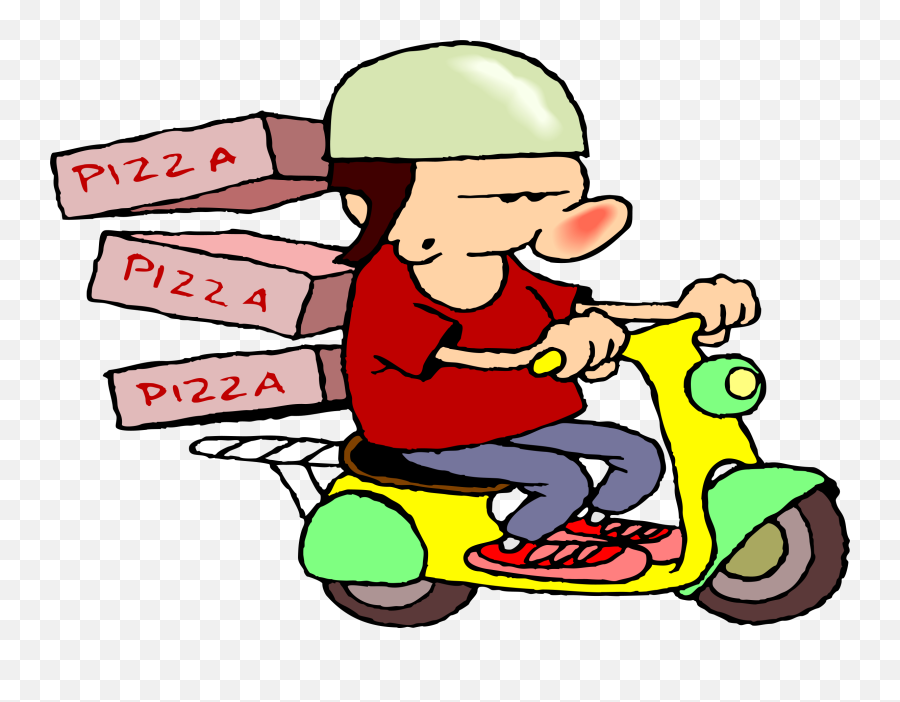 Pizza Clipart Free - Transparent Background Pizza Delivery Clipart Emoji,Pizza Clipart