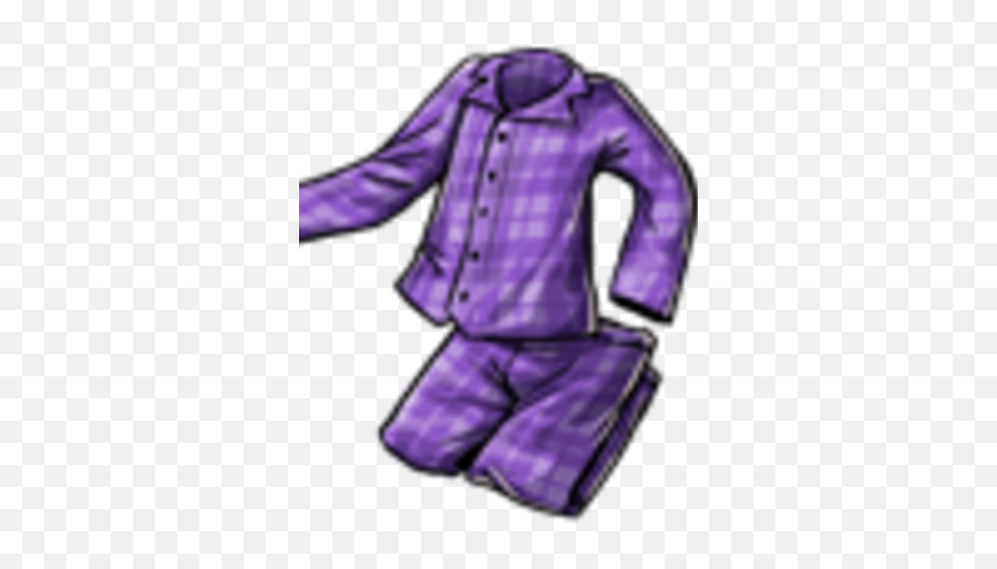 Purple Flannel Pajamas - Long Sleeve Emoji,Pajamas Png