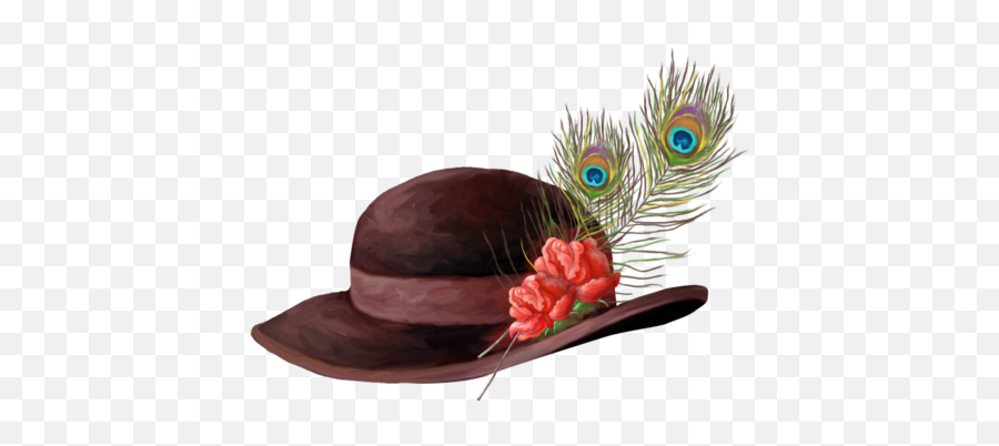 Hat With Feather Png Download Pngimagespics Emoji,Sorting Hat Clipart