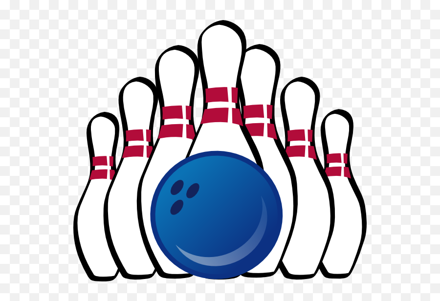 Bowling Ball And Pins Clip Art At Clker Com Vector - Bowling Desenho De Boliche Para Colorir Emoji,Bowling Ball Clipart