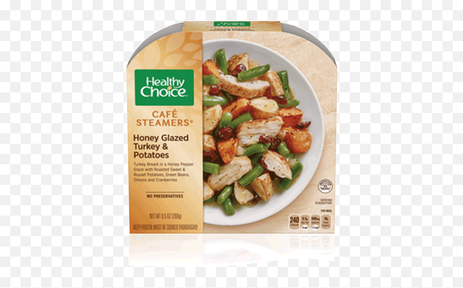 Honey Glazed Turkey U0026 Potatoes - Healthy Choice Chicken Marinara Emoji,Cooked Turkey Png