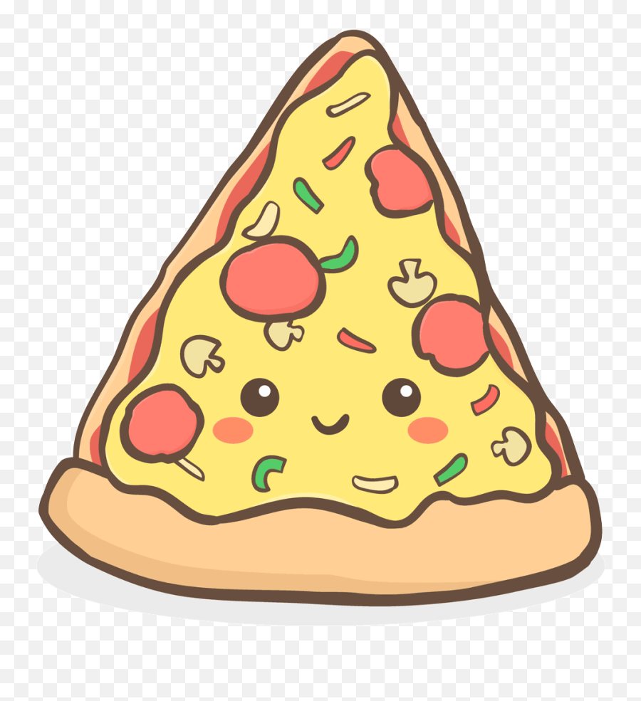 Free Download Cute Pizza Clipart Pizza - Kawaii Pizza Emoji,Free Pizza Clipart