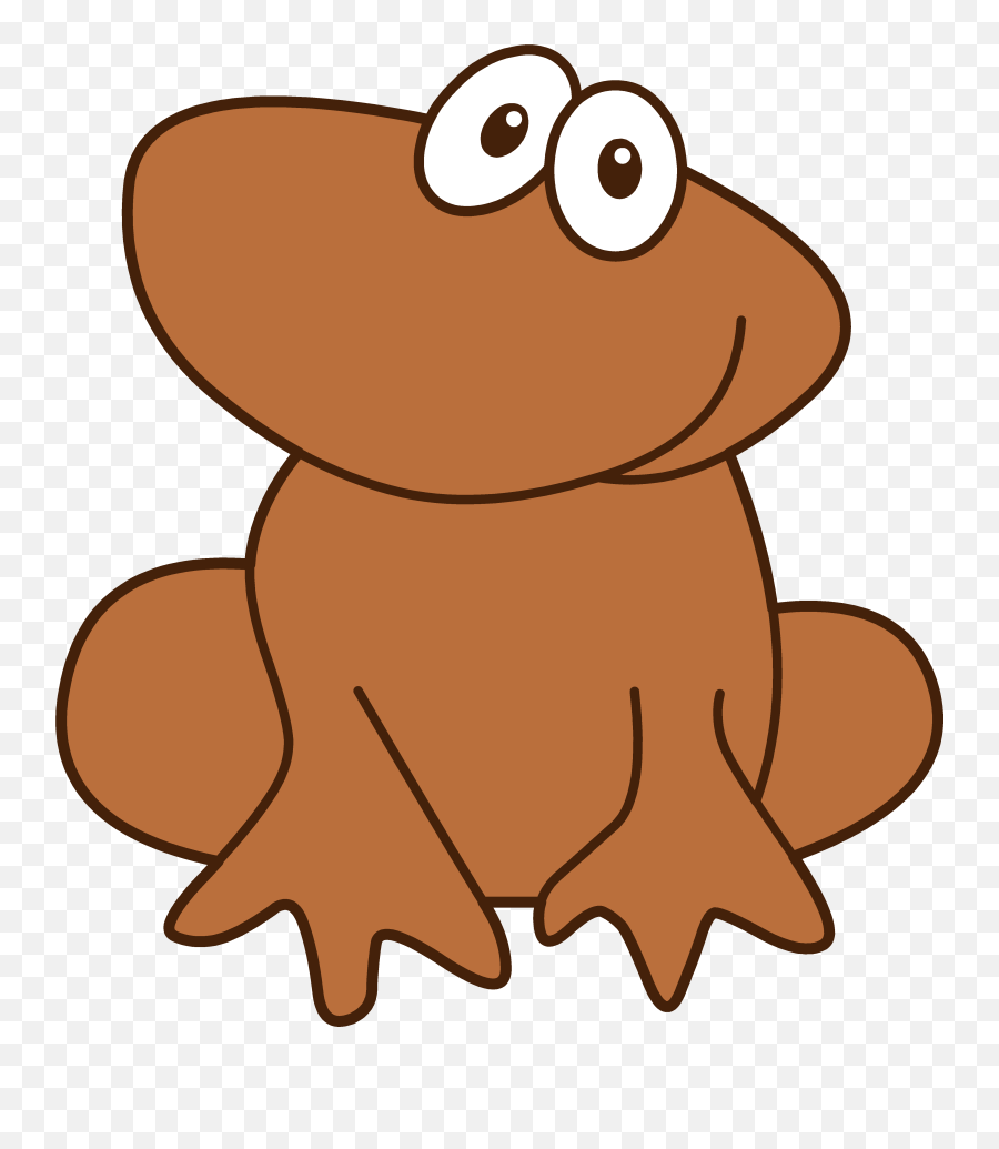 Cute Frog Clip Art - Clipartsco Cute Brown Frog Clipart Emoji,Frog Clipart