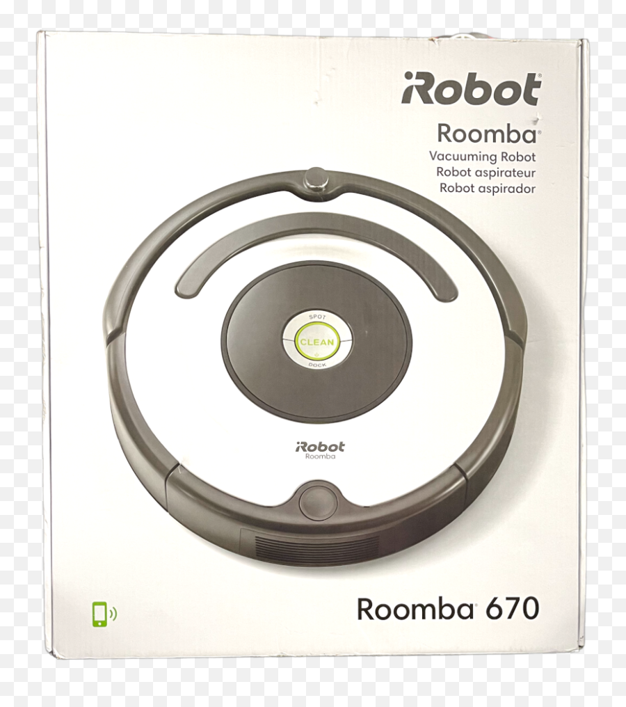 Irobot Vacuum Cleaner Roomba 670 R670020 Emoji,Roomba Png