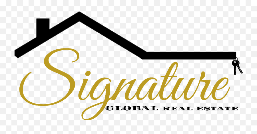 Signature Gre - Home Emoji,Real Estate Agency Logo