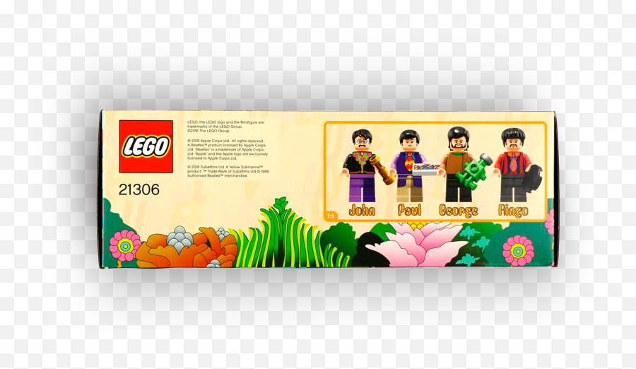 Lego Goes Psychedelic With The Beatles Yellow Submarine On Emoji,Led Apple Logo