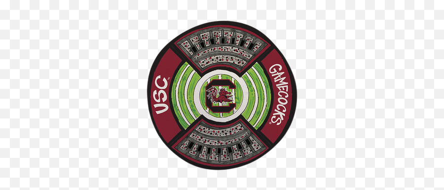 South Carolina Williams - Brice Stadium Round Platter Emoji,Gamecocks Logo Png