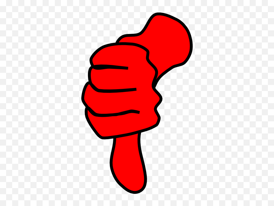 Free Thumbs Down Cliparts Download - Thumbs Down Red Clipart Emoji,Thumbs Down Clipart