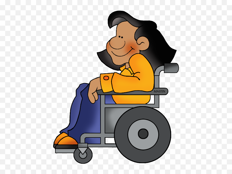 School Clip Art - Clip Art Emoji,Wheelchair Clipart
