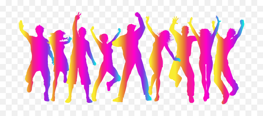 Group Dance Dance Music Clip Art - Celebrate Silhouette Group Dancers Silhouette Png Emoji,Celebrate Clipart