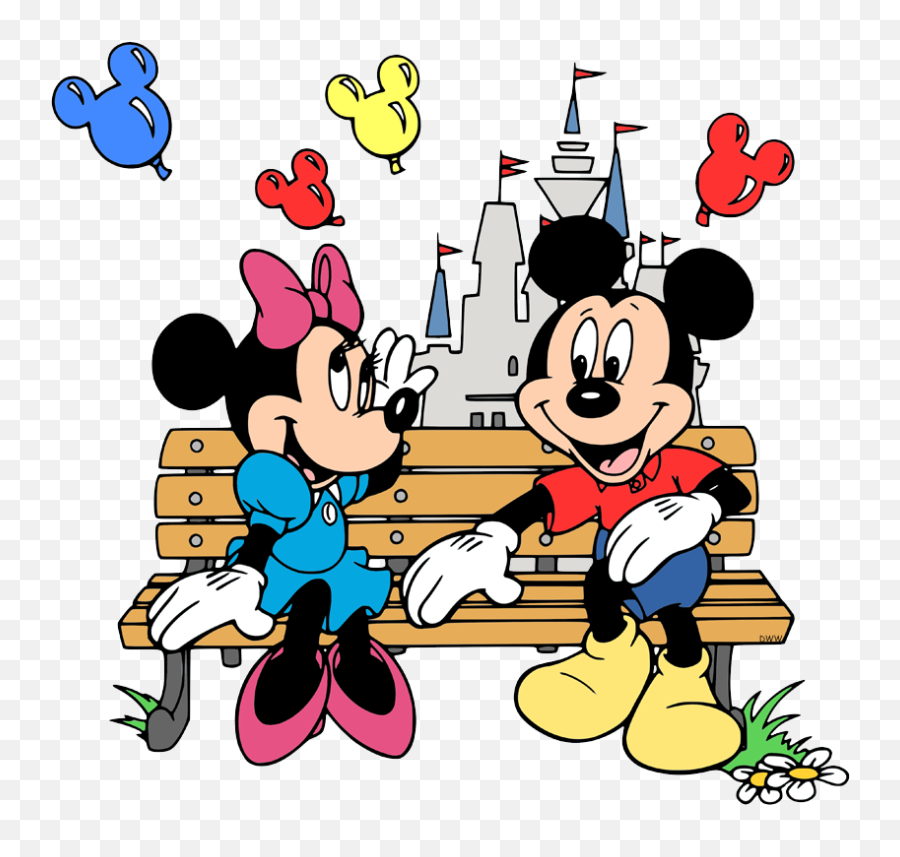 Library Of Disney Svg Freeuse Stock Mickey Mouse Minnie Png - Mickey And Minnie Mouse Clipart Emoji,Mickey Mouse Clipart