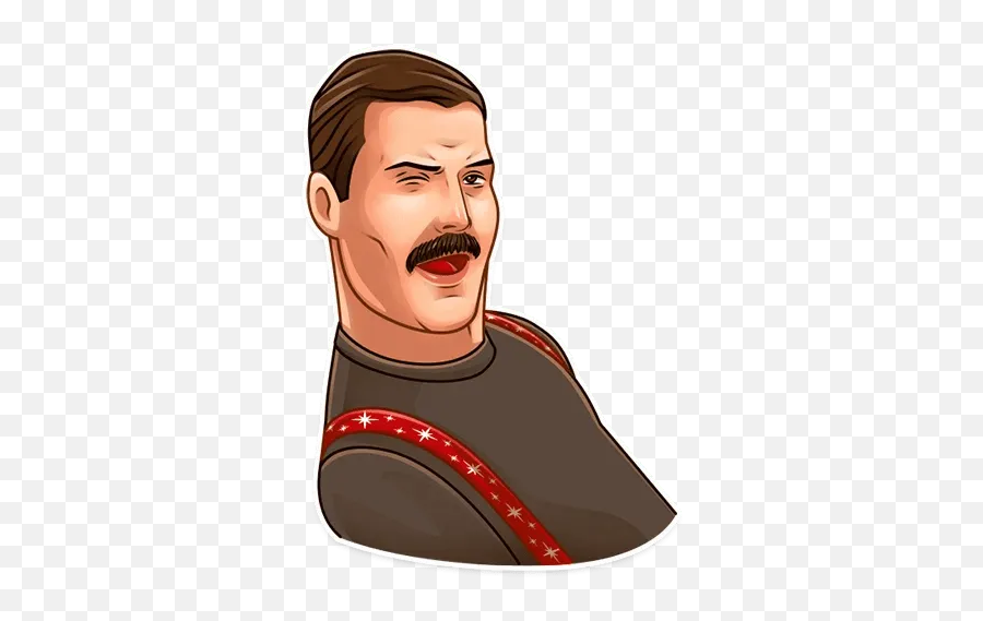 Freddie Mercuryu201d Stickers Set For Telegram - Fictional Character Emoji,Freddie Mercury Clipart