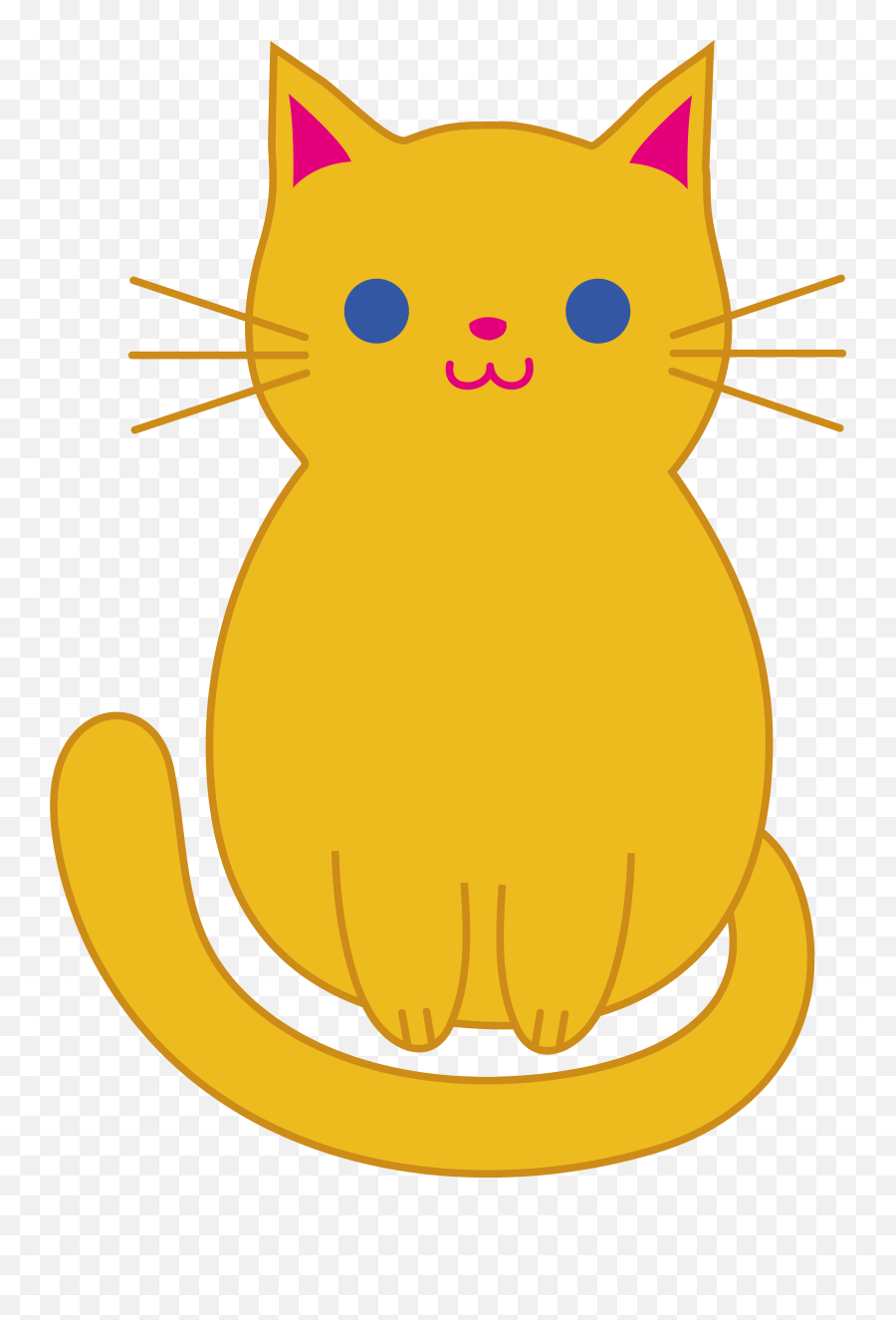 Cat Clipart Cat Cartoon - Cute Cat Clipart Emoji,Cat Clipart