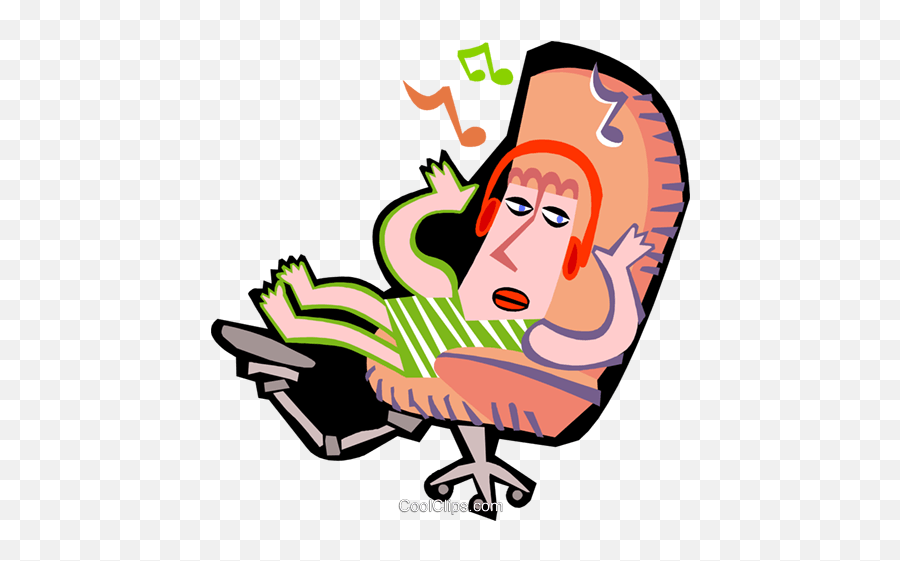 Person Listening To Music In Headphones Emoji,Listening To Music Clipart