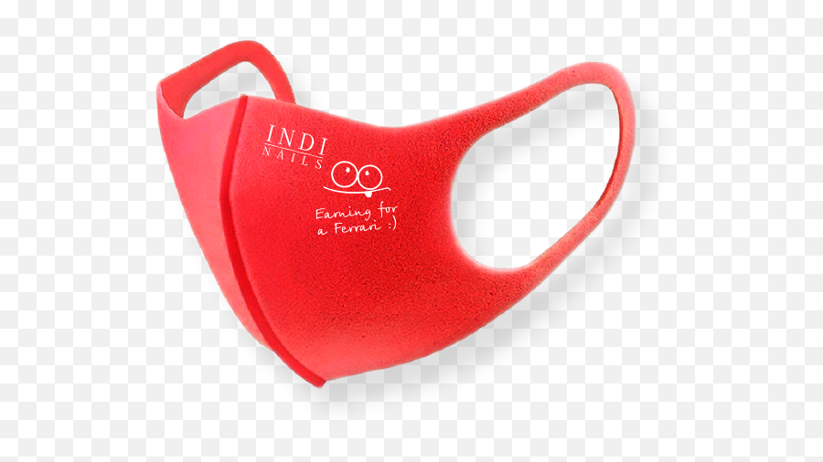 Face Mask Pitta - Pitta Mask Red Emoji,Face Mask With Logo