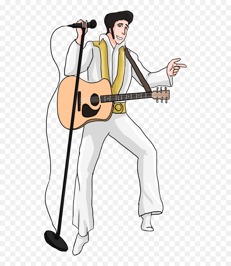 Free Elvis Cliparts Png Images - Elvis Presley Mic Cartoon Emoji,Elvis Clipart
