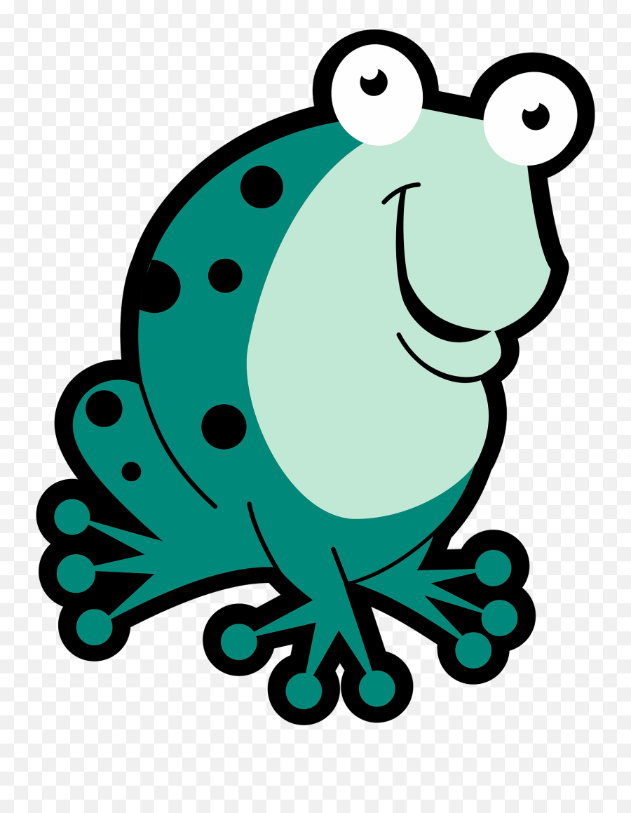 Funny Frog Clipart - Dot Emoji,Funny Clipart