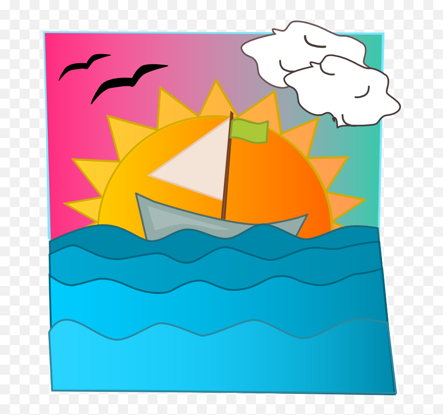 Sunset Clip Art - Clipartsco Clip Art Emoji,Sunset Clipart