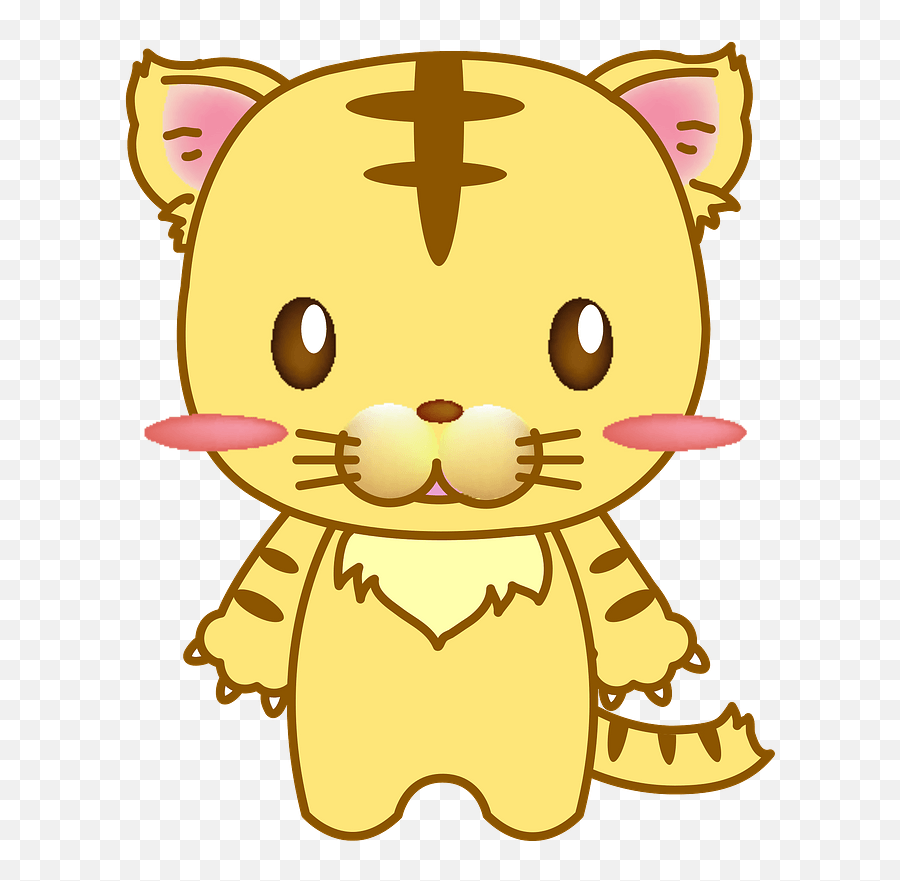 Baby Tiger Clipart Free Download Transparent Png Creazilla Emoji,Baby Animal Clipart