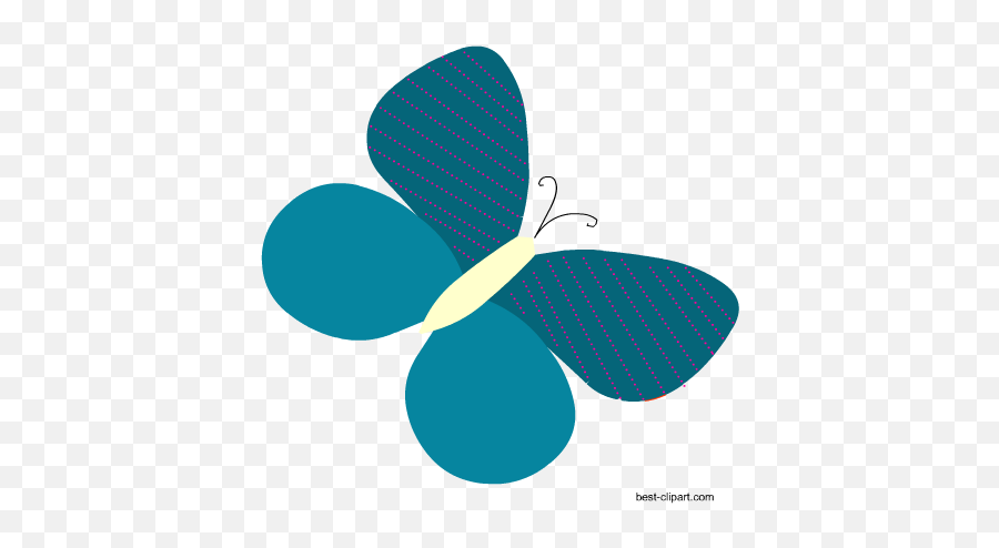 Free Cute Butterfly Clip Art Graphics Emoji,Yellow Butterfly Png