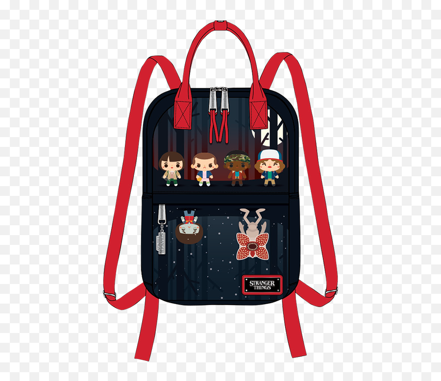 Stranger Things Stranger Things Mini Backpack Apparel By Loungefly Emoji,Stranger Things Logo Vector