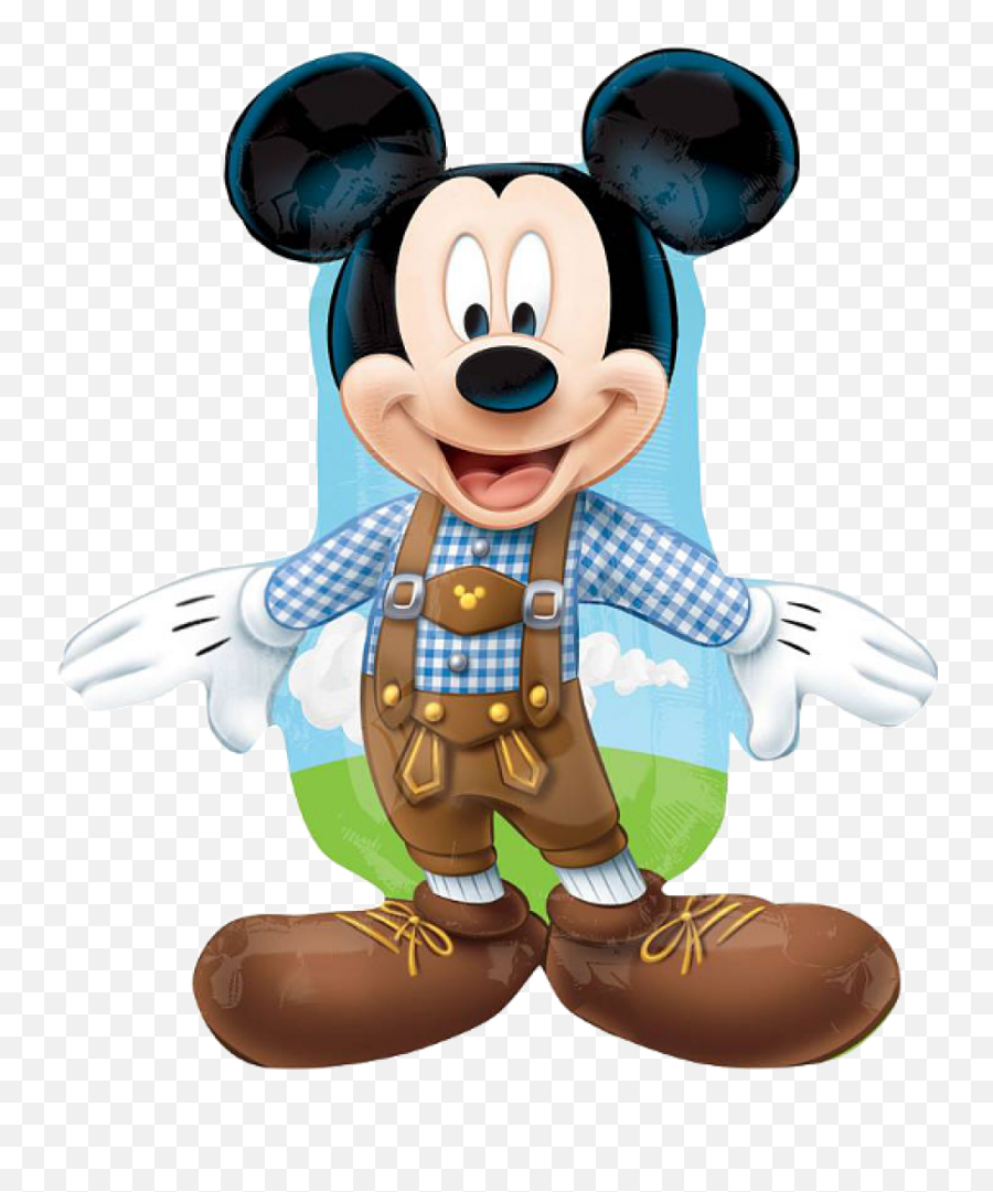 Folienballon Mickey Mouse Emoji,Lederhosen Clipart