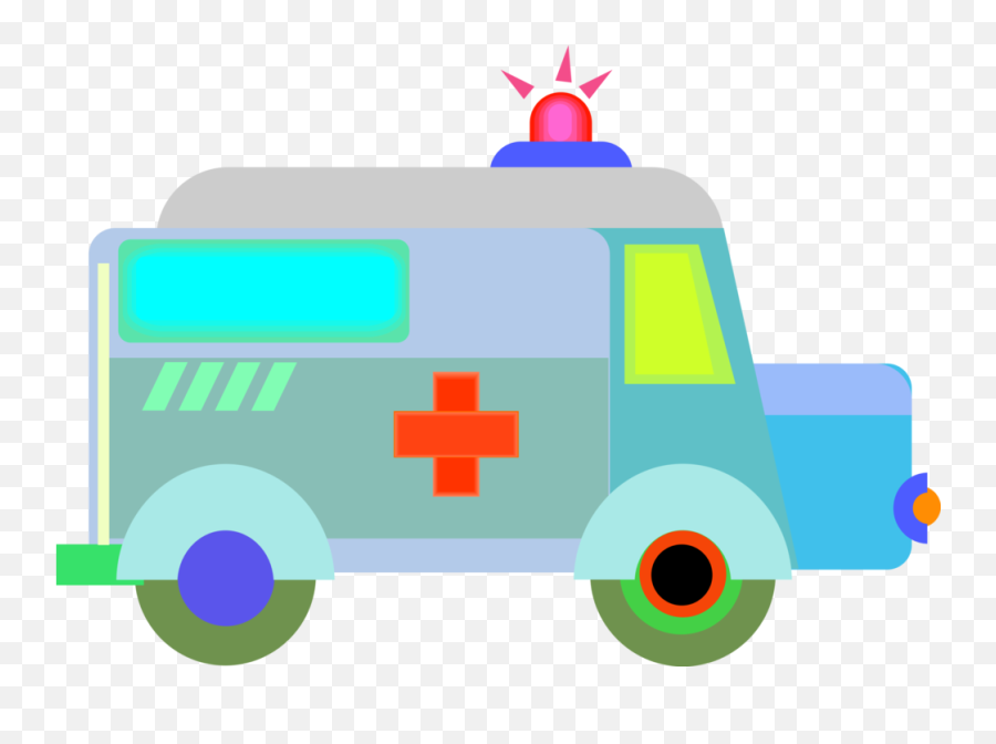 Emergency Medical Service Ambulance - Vector Image Emoji,Ambulance Transparent