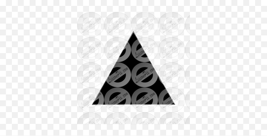 Black Triangle Picture For Classroom Therapy Use - Great Emoji,Triangle Clipart Black And White