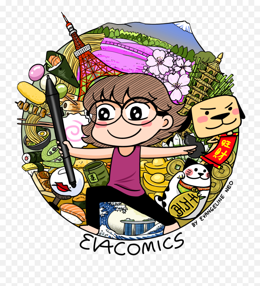 An Interview With Author Evangeline Neo - Tuttle Publishing Emoji,People Greeting Each Other Clipart