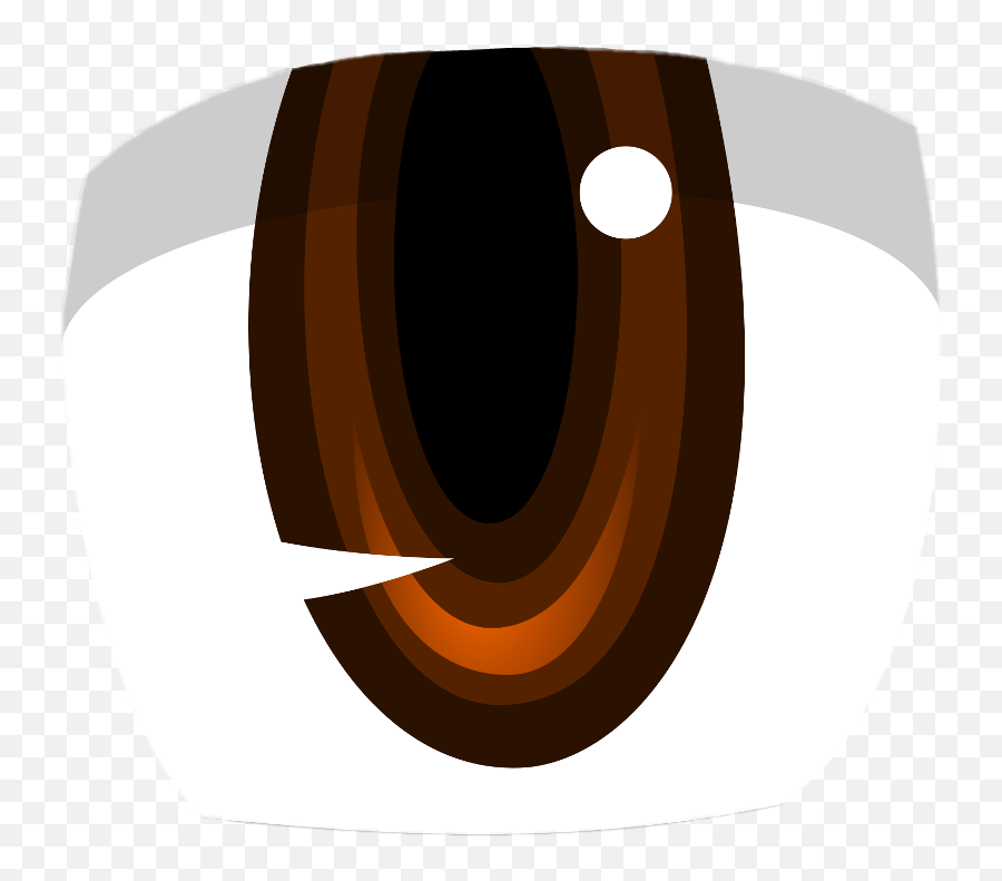 Brown Eyes Clipart Wide Eye - Anime Eye Png Download Anime Eye Emoji,Eyes Clipart
