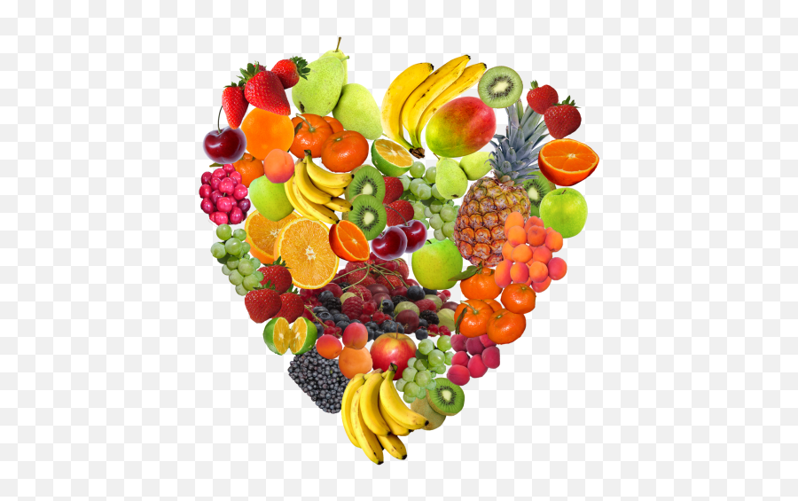 Heart Fruit Png Transparent Image - Fruits And Vegetables Heart Transparent Background Emoji,Fruit Png
