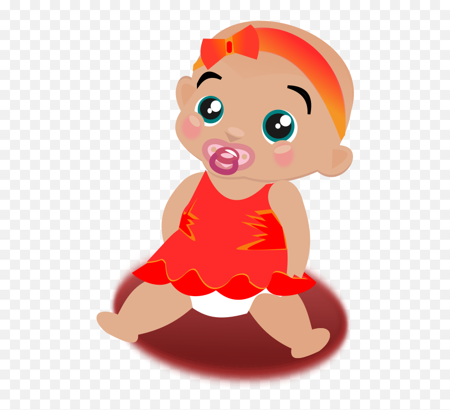 Use Baby Girl Clipart Transparent Png - Small Baby Girl Cartoon Emoji,Baby Girl Clipart