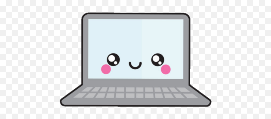 Download Laptop Computer Cute Kawaii - Computadora Kawaii Png Emoji,Kawaii Png