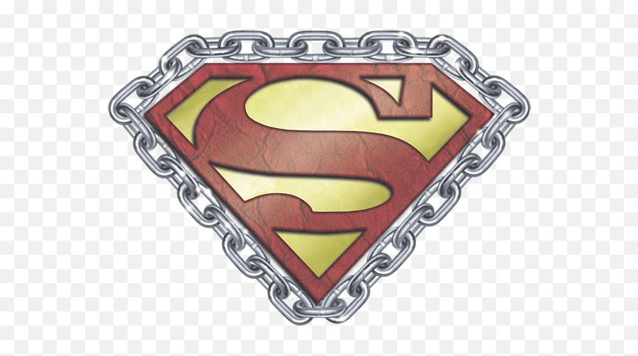 Superman - Chained Shield Kids Tshirt Superhero Emoji,Superman Logo Png