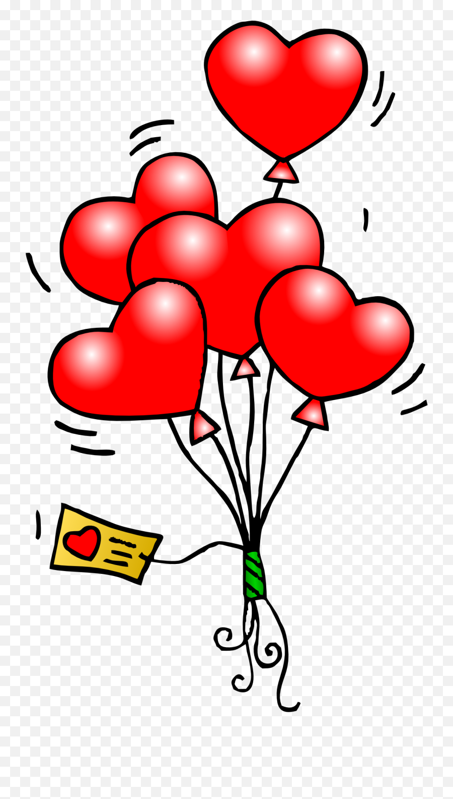 Free Valentine Balloon Cliparts Download Free Clip Art - Valentines Day Clipart Emoji,Balloons Clipart