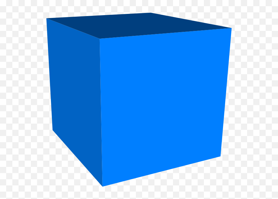 Blue Cube Clip Art At Clker - Blue Cube Clipart Emoji,Cube Clipart