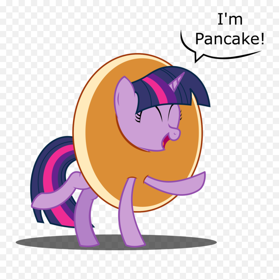Pancake Clipart Eating - Clip Art Transparent Cartoon My Little Pony Twilight Pancake Emoji,Pancake Clipart