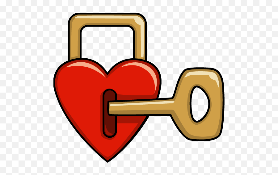 Download Valentines Day Clip Art Free - Key In Lock Clipart Gif Emoji,Valentines Day Clipart