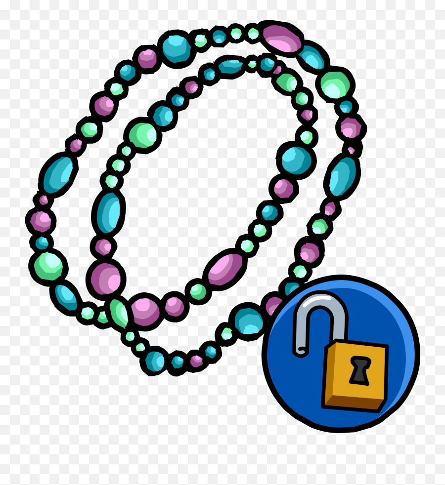 Jewelry Clipart Beaded Necklace - Pattern Necklace Clipart Emoji,Jewelry Clipart