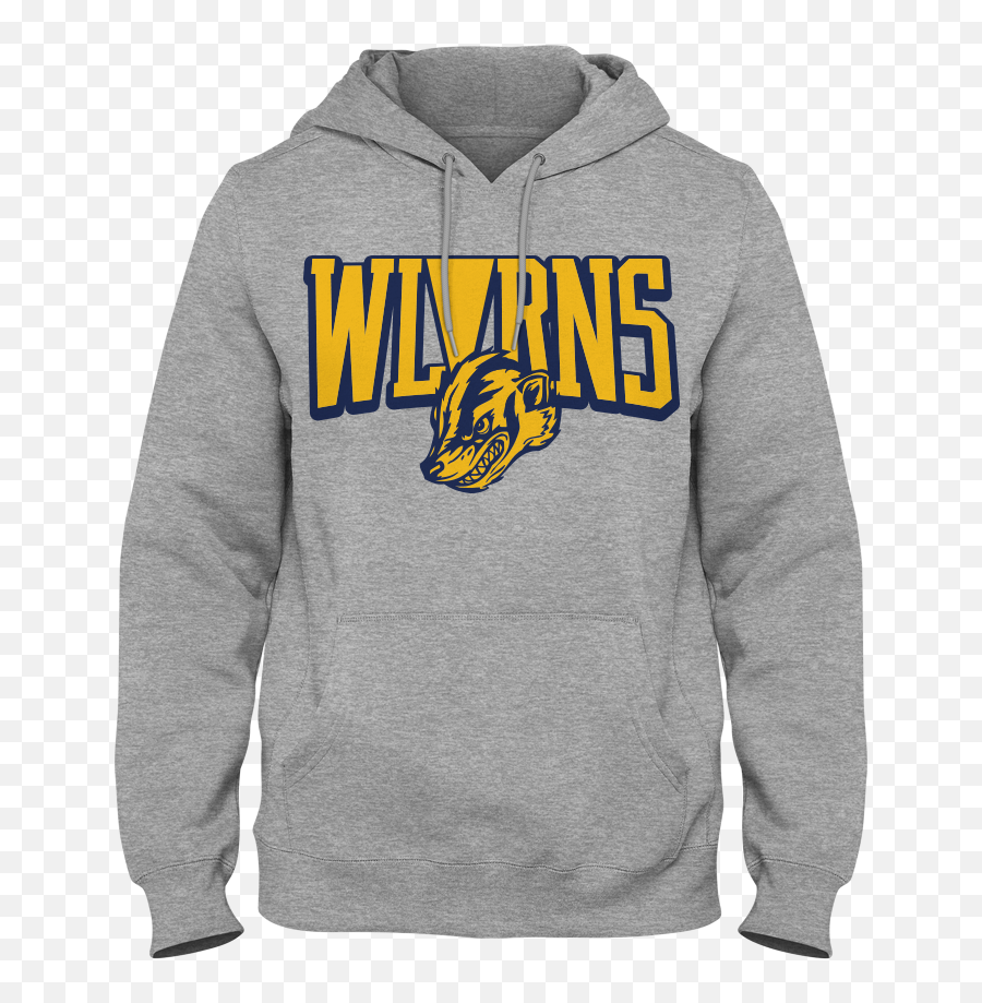 U201canthemu201d Grey Wlvrns Script Logo Hoodie Yellow Script - Dream Minecraft Jacket Shopee Emoji,Script Logo