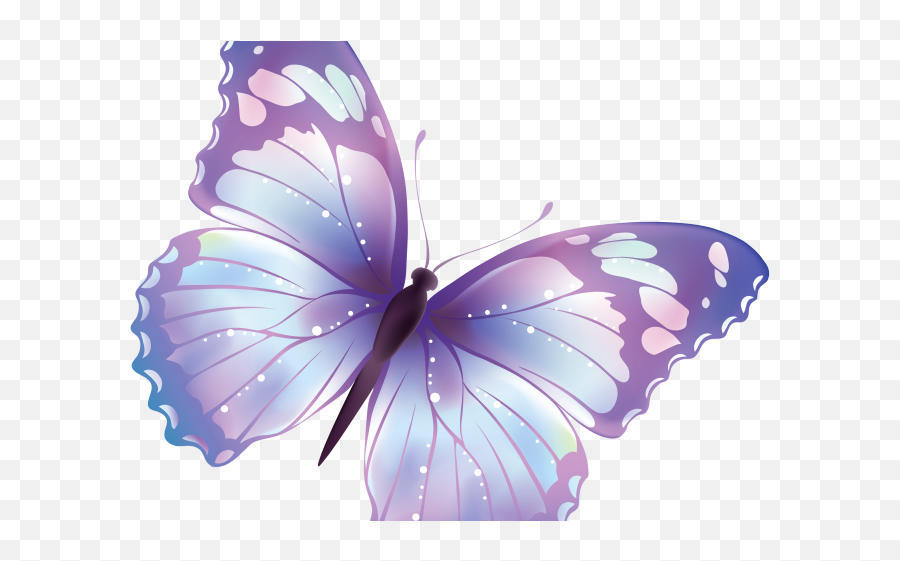 Monarch Butterfly Clipart Png Format - Butterfly Pastel Color Png Emoji,Monarch Butterfly Clipart
