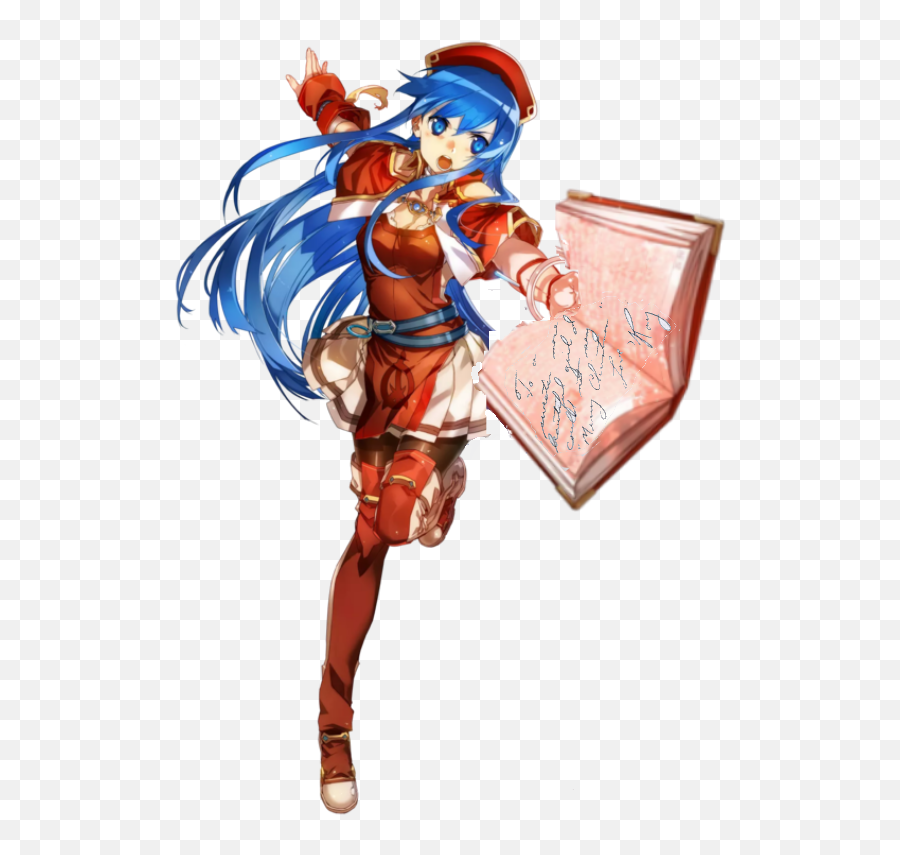 Roy Lilina Yearbook Book Message Fire - Fire Emblem Heroes Emoji,Yearbook Clipart