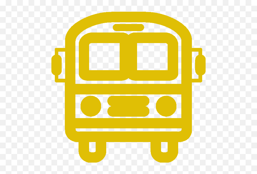 Clipart Road Bus Route - Yellow Bus Icon Png Transparent Png Light Yellow Bus Icon Emoji,Transportation Cliparts