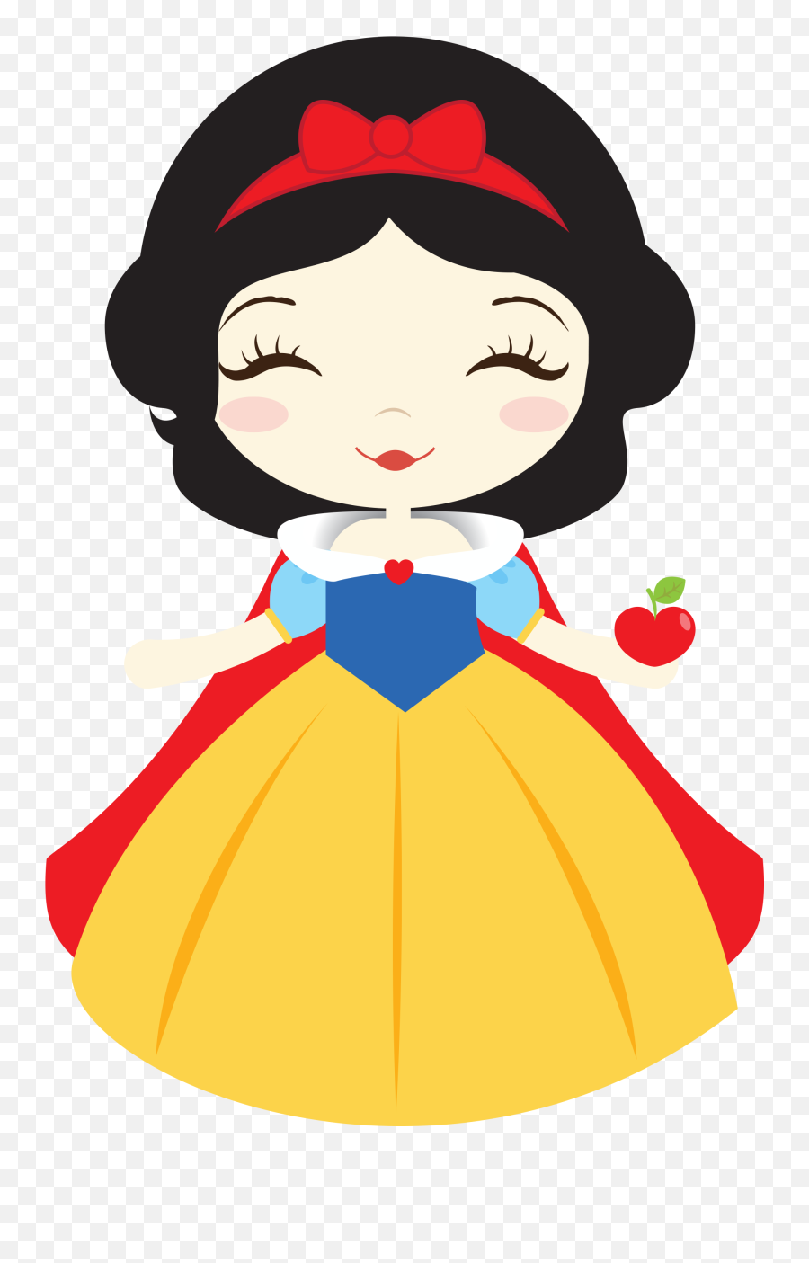 Snow White Clipart Png Transparent - Branca De Neve Baby Png Emoji,Snow White Clipart